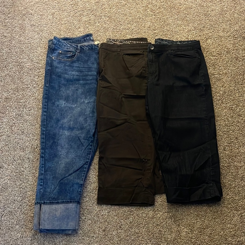 womens capris 3 set